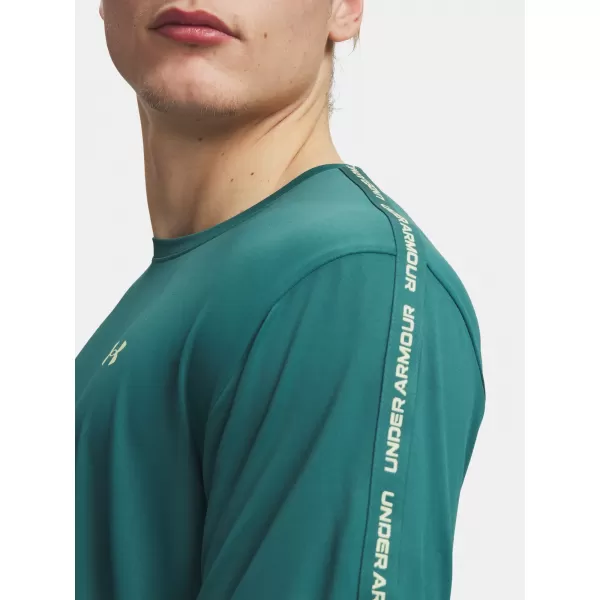  Herren-T-Shirt UNDER ARMOUR UA TECH TAPING SS 6012356-339 GRÜN 