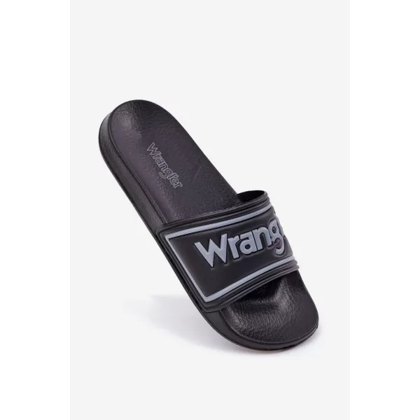 Herrenhausschuhe WRANGLER AVERELL 20251042.25Y SCHWARZ 