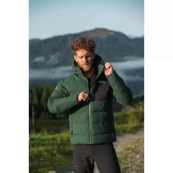 Herren-Winterjacke NORDBLANC BRAMBLE NBWJM8258 DUNKELGRÜN 