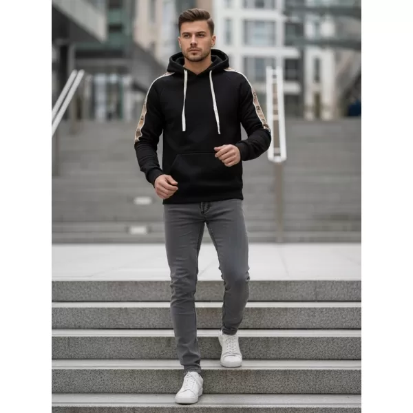  Herren-Sweatshirt DSTREET BX5941 SCHWARZ 