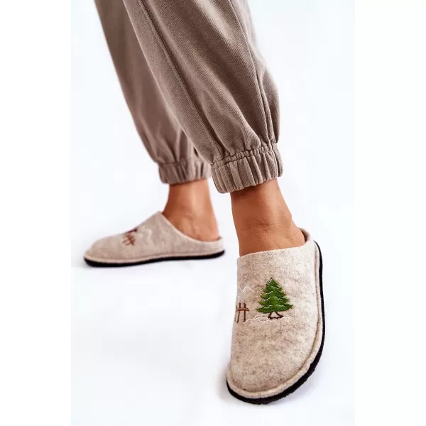  Damenhausschuhe BIG STAR KK276016 BEIGE Big Star Shoes 