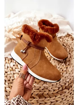 Kinder-Schneestiefel BIG STAR BB374058BS CAMEL Big Star Shoes