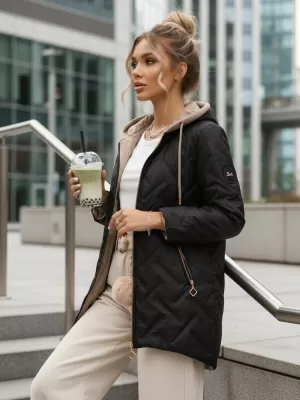 Damenjacke DSTREET TY5606 SCHWARZ