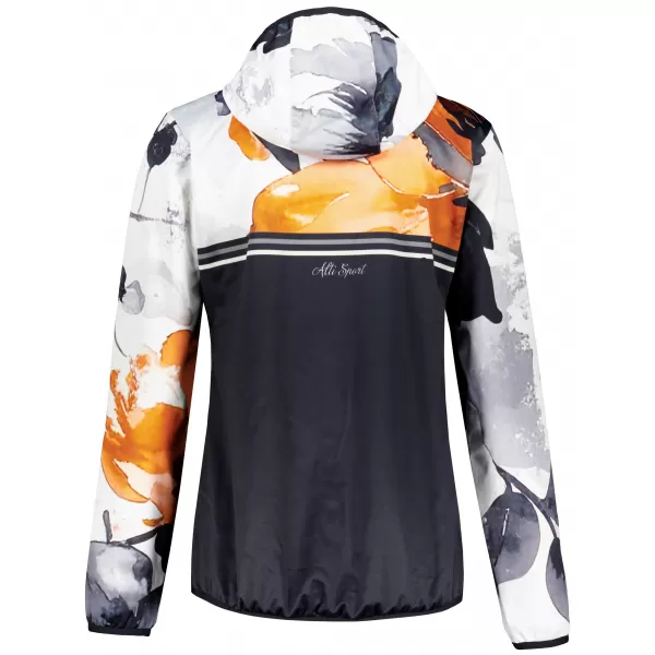  Premium-Softshelljacke für Damen ALTISPORT VOJ/ALW117JACK01 SCHWARZ/ORANGE 