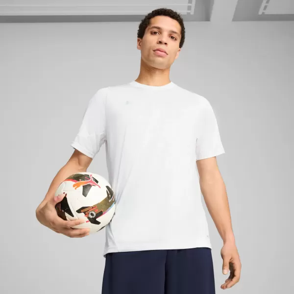  Funktions-T-Shirt für Herren PUMA TEAMCUP TRAINING JERSEY 659167-04 PUMA WEIß/PUMA SILBER 