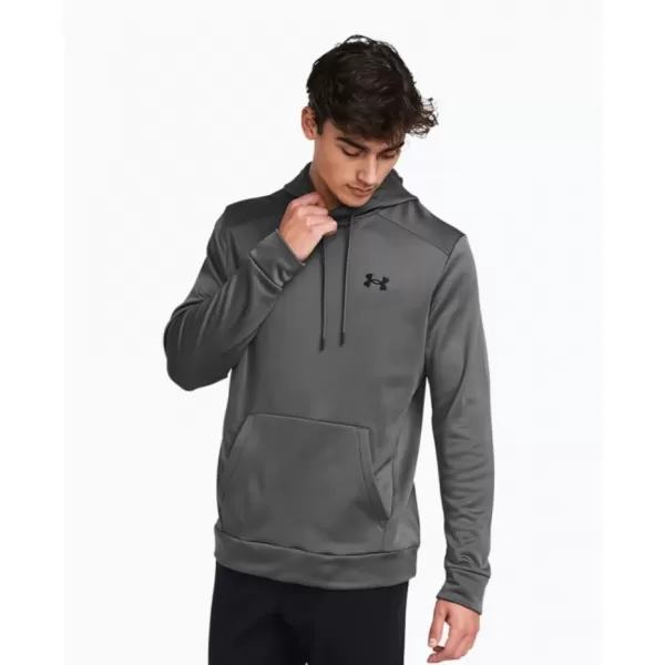  Herren-Sweatshirt UNDER ARMOUR ARMOUR FLEECE FZ HOODIE 1373357-025 GRAU 