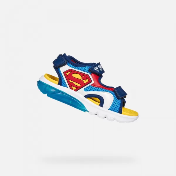  Sandalen für Jungen GEOX CIBERDRON J65MXC01454C4320 HELLBLAU 