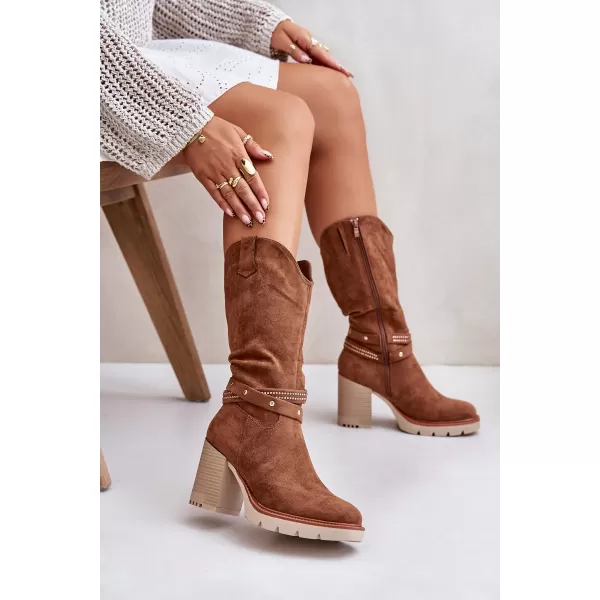  Damenstiefel BOTO IVANELIS 33638 KAMEL 