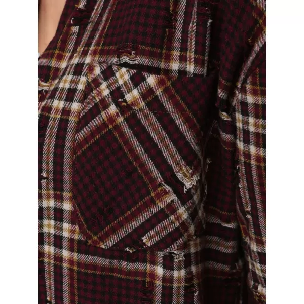  Damenhemd DSTREET DY0484 BURGUND 