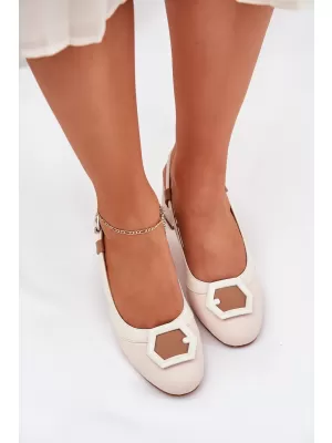 Damensandalen D&A CR51-569 BEIGE