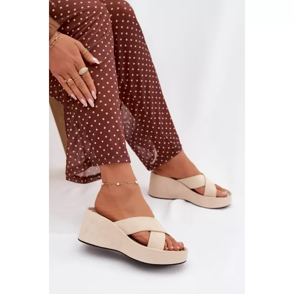 Damenhausschuhe BOTO CALORINE 41357 BEIGE 