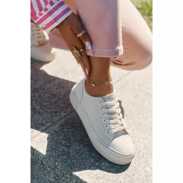  Damen-Sneaker BIG STAR RR274407 BEIGE Big Star Shoes 