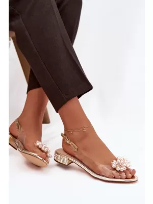Damensandalen D&A MR52-229 GOLD