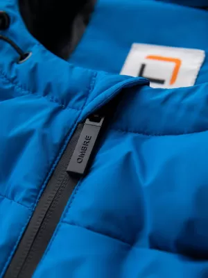 Herrenjacke OMBRE OM-JAHP-0302 BLAU