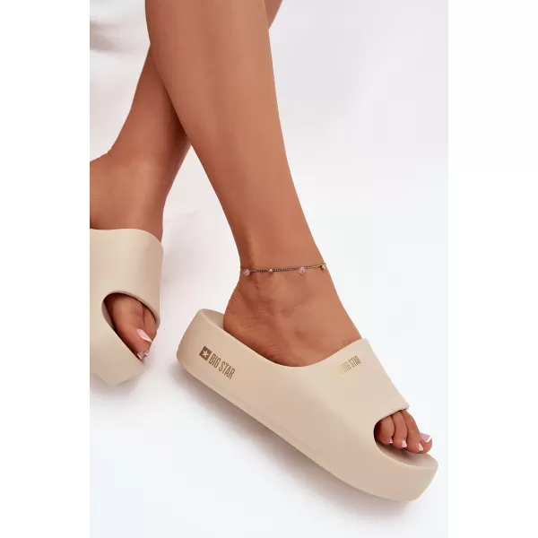  Damenhausschuhe BIG STAR SS274722 BEIGE Big Star Shoes 