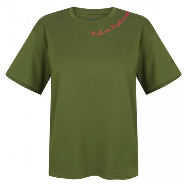  Damen-T-Shirt HUSKY TEE NATURE L GRÜN 