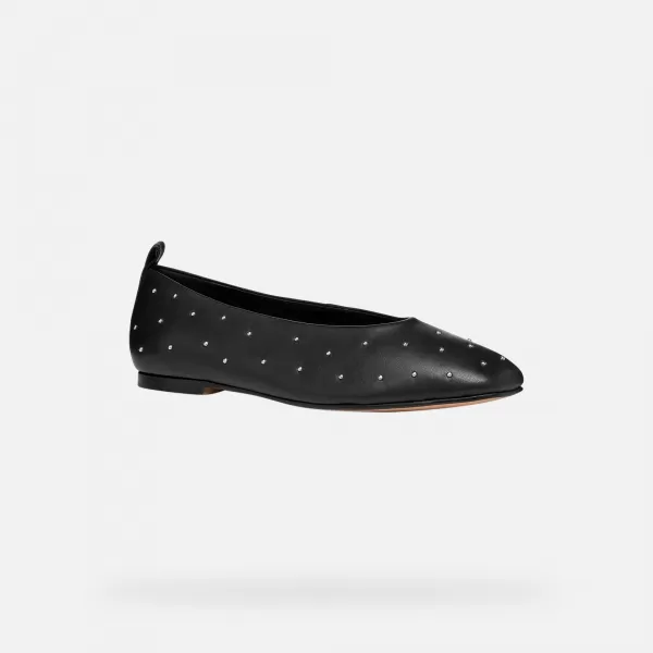  Ballerinas für Damen GEOX MARSILEA G011991 SCHWARZ 