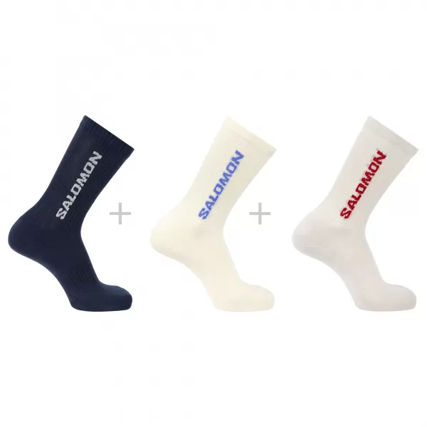  Socken SALOMON EVERYDAY CREW 3-PACK LC2911100 VERZAUBERT/VANILLEEIS/MONDGESTEIN 