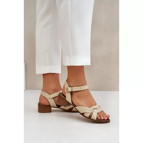  Damensandalen ZAZOO 40372 BEIGE 