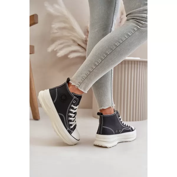  Damen-Sneaker BIG STAR OO274068 SCHWARZ Big Star Shoes 