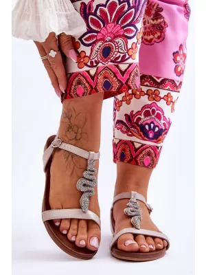 Damensandalen S.BARSKI KV-5541-42 BEIGE
