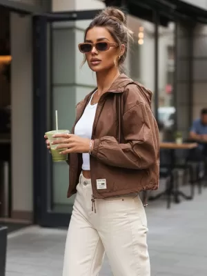 Damenjacke DSTREET TY4234 KARAMELL