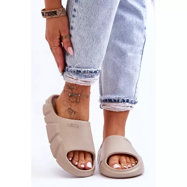  Damenhausschuhe BIG STAR LL274593 BEIGE Big Star Shoes 