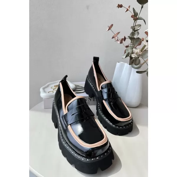  Damenmokassins D&A MR870-32 SCHWARZ 