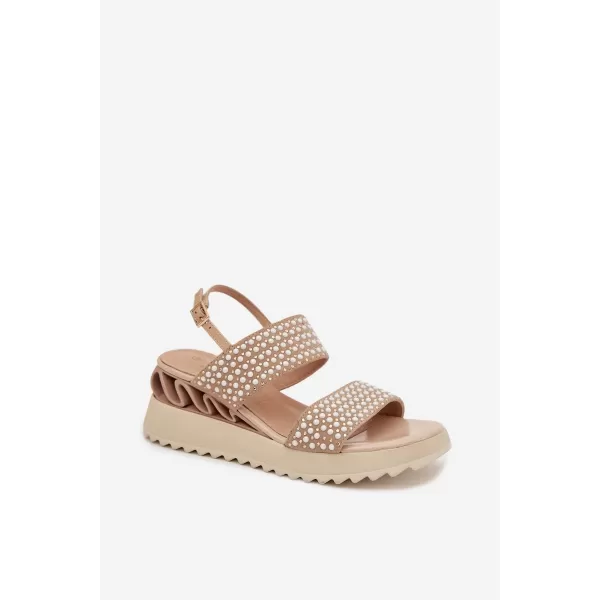  Damensandalen D&A CR61-3067 BEIGE 