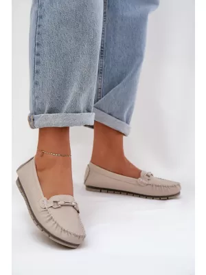 Damenmokassins S.BARSKI LR51-547 BEIGE