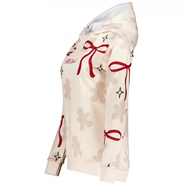  Premium-Weihnachts-Sweatshirt für Damen ALTISPORT VOJ/ALWVN10MI01 CREMIG 