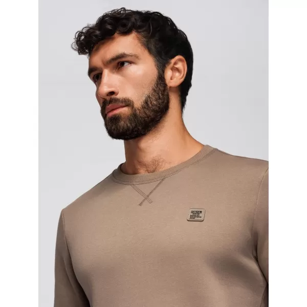  Herren-Sweatshirt OMBRE OM-SSNZ-0243 HELLBRAUN 