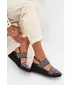 Damensandalen D&A CR61-3067 SCHWARZ