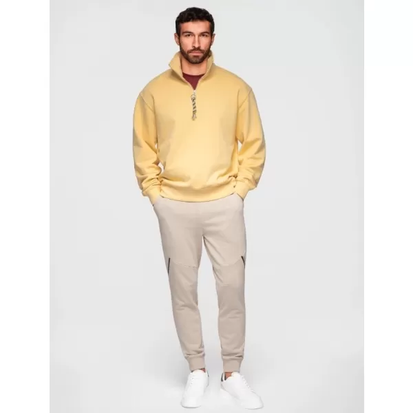  Herren-Jogginghose OMBRE OM-PASK-0280 BEIGE 