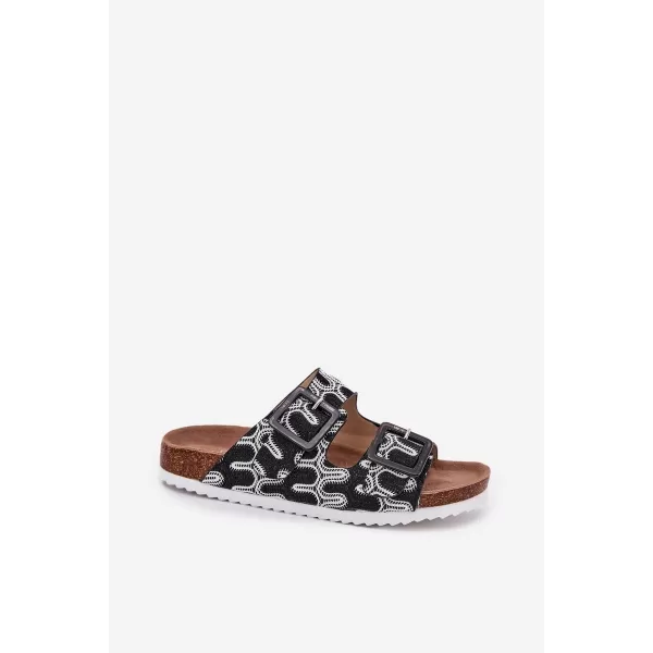  Damenhausschuhe S.BARSKI RB51-006 SCHWARZ 