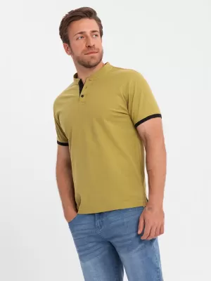 Herren-T-Shirt OMBRE OM-TSCT-0156 OLIVE