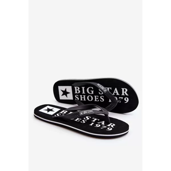  Herren-Flip-Flops BIG STAR LL174444 SCHWARZ Big Star Shoes 