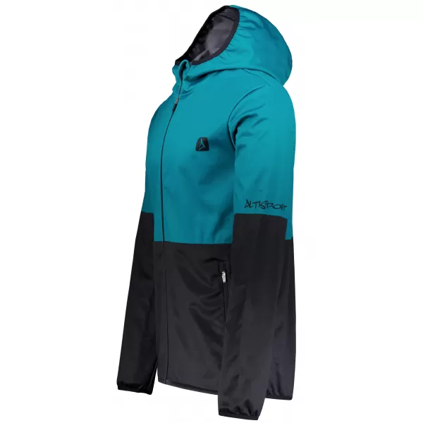  Premium-Softshelljacke für Herren ALTISPORT VOJ/ALM051JACK01 KEROSIN/SCHWARZ 