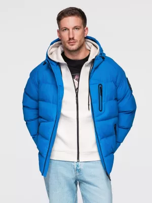 Herrenjacke OMBRE OM-JAHP-0302 BLAU