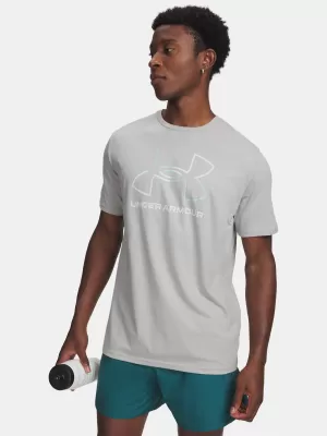 Herren-T-Shirt UNDER ARMOUR UA GL FOUNDATION UPDATE SS 1382915-069 GRAU