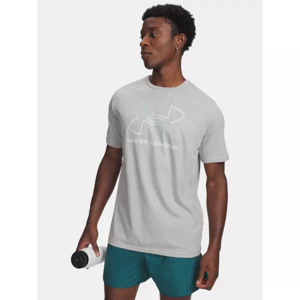  Herren-T-Shirt UNDER ARMOUR UA GL FOUNDATION UPDATE SS 1382915-069 GRAU 