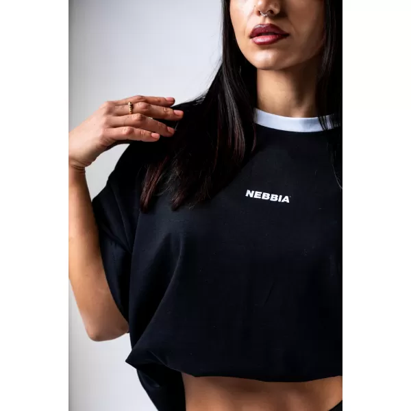  T-Shirt mit entspannter Passform POWER 894 SCHWARZ Nebbia 