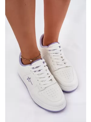 Damen-Sneaker BIG STAR RR274A245 WEISS/LILA Big Star Shoes