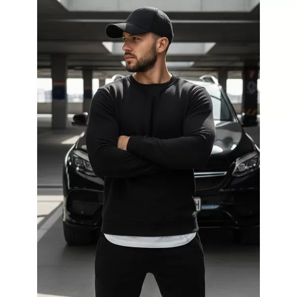  Herren-Sweatshirt DSTREET BX2416 SCHWARZ 