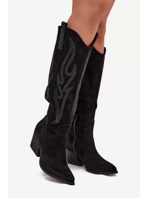 Damenschuhe mit Absatz BOTO JOVINA 38555 SCHWARZ