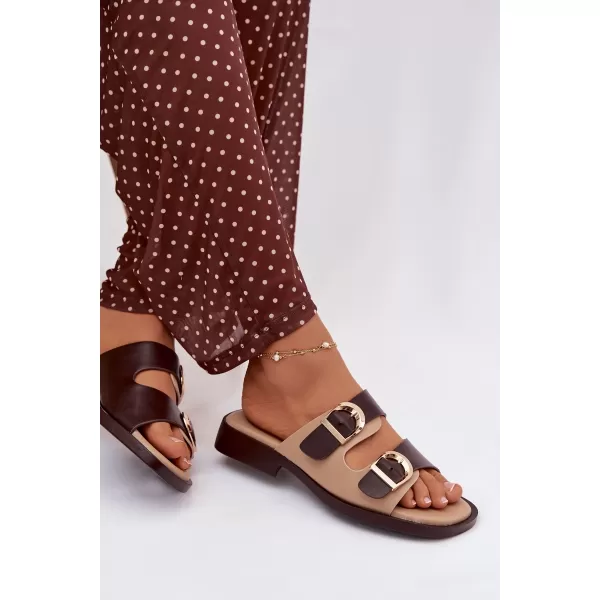  Damenhausschuhe BOTO DANELLE 41337 KAFFEE/BEIGE 