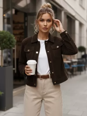 Damenjacke DSTREET TY5583 BRAUN