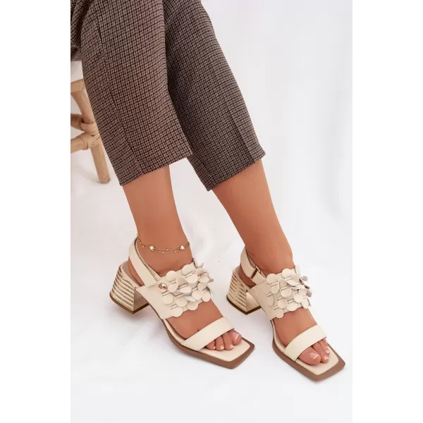  Damensandalen D&A CR61-3062 BEIGE 