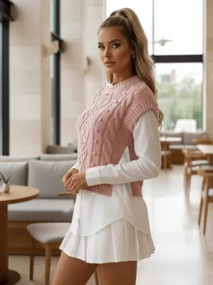 Damenpullover DSTREET MY2217 ROSA