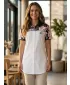 Premium-Shirt für Damen ALTISPORT VOJ/ALW008KOS01 WEIß